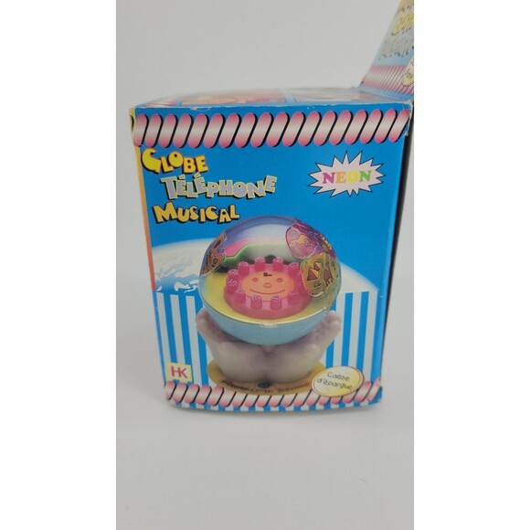 Neon Musical Earth Telephone with Saving Bank Vintage Retro Kids Toy w/ Box - Picture 11 of 12